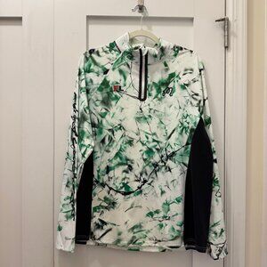 Malbon x FUTURA POLY QUARTER ZIP, Men's Size XL